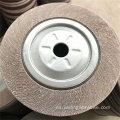 Ruedas aletas de papel de lija abrasivo de 250 mm para pulir